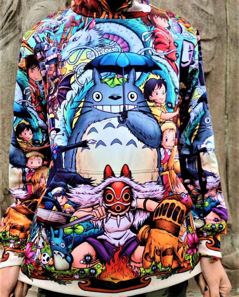 Hoodie Studio Ghibli Jumper Japan Anime My Neighbor Totoro Hoodie