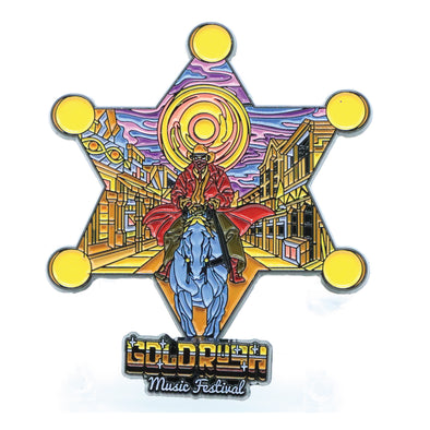 Goldrush Music Festival Lapel Pin