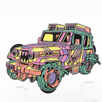 Jurassic Jeep Lapel Pin