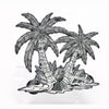 Jurassic Palm Trees Lapel Pin