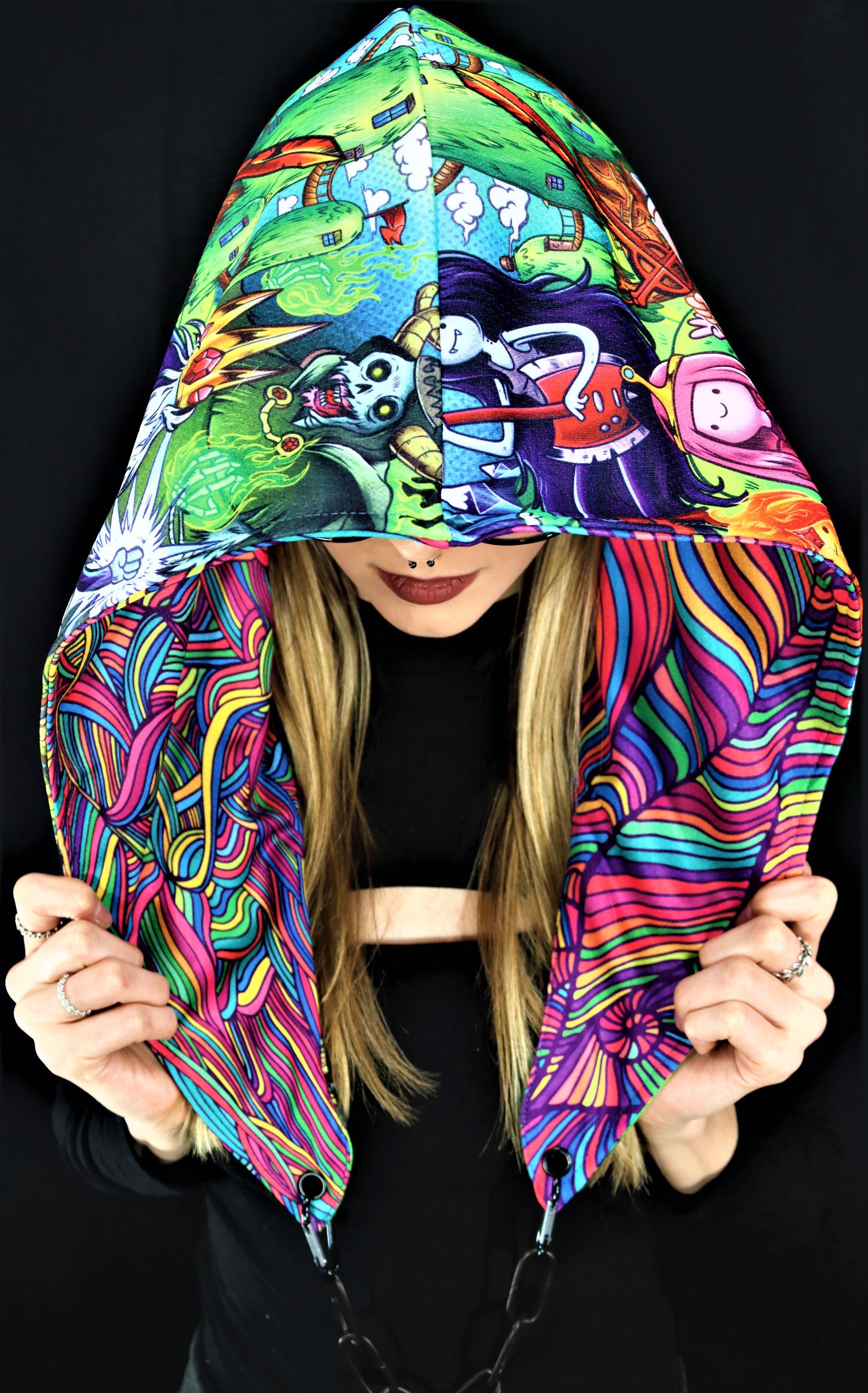 Rick and morty reversible hoodie clearance