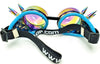 Anodized Spiked Kaleidoscope Goggles