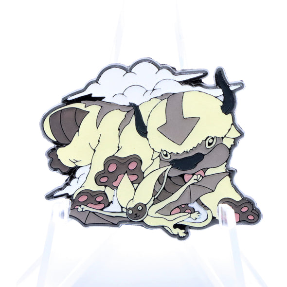 Cute Appa & Momo Lapel Pin