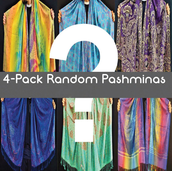 4-Pack Random Pashmina's