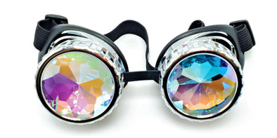 Classic Silver Kaleidoscope Goggles
