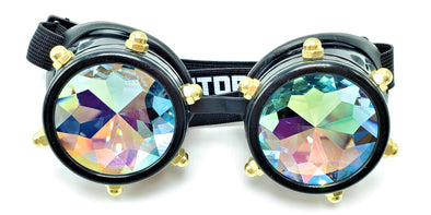Classic Steampunk Kaleidoscope Goggles