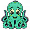 Happy Octopus Lapel Pin