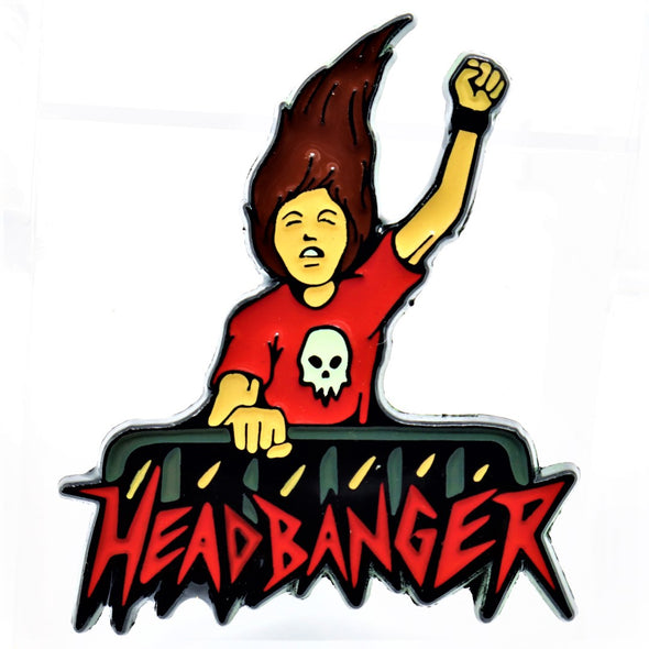 Headbanger Lapel Pin