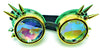 Lemon Lime Kaleidoscope Goggles
