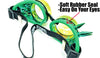 Lemon Lime Kaleidoscope Goggles
