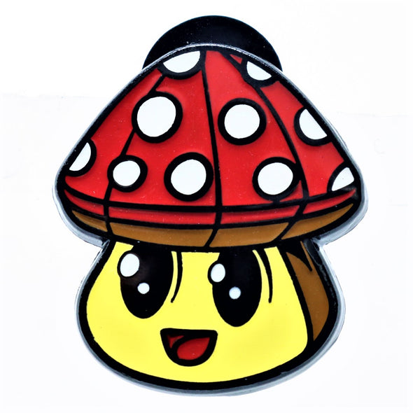 Mini Mushroom Guy Lapel Pin