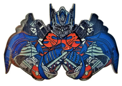 Optimus: Throw Your X Up (mini edition) Lapel Pin