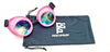 Perfect Pink Kaleidoscope Goggles