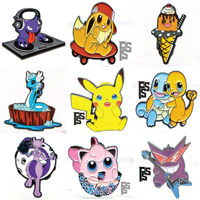 10 Pokemon Pins for $60 + Free Shipping!
