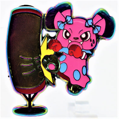 Snubbull Kick-Boxer Lapel Pin