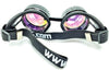 Silver BeDazzled Kaleidoscope Goggles
