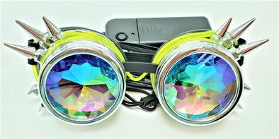 Classic Green Light-Up Kaleidoscope Goggles