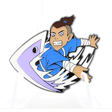 Sokka Boomerang Lapel Pin