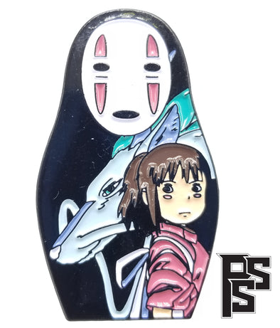 Spirited Away: Haku-Chihiro-No Face Lapel Pin