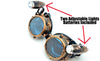 Dapper Steam-Punk Tinted Kaleidoscope Goggles