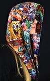 The Best Of Studio Ghibli / Spongebob and Crew Reversible Hood