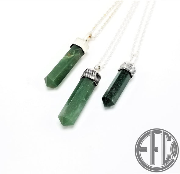 Green Jasper "Simplicity" Pendant